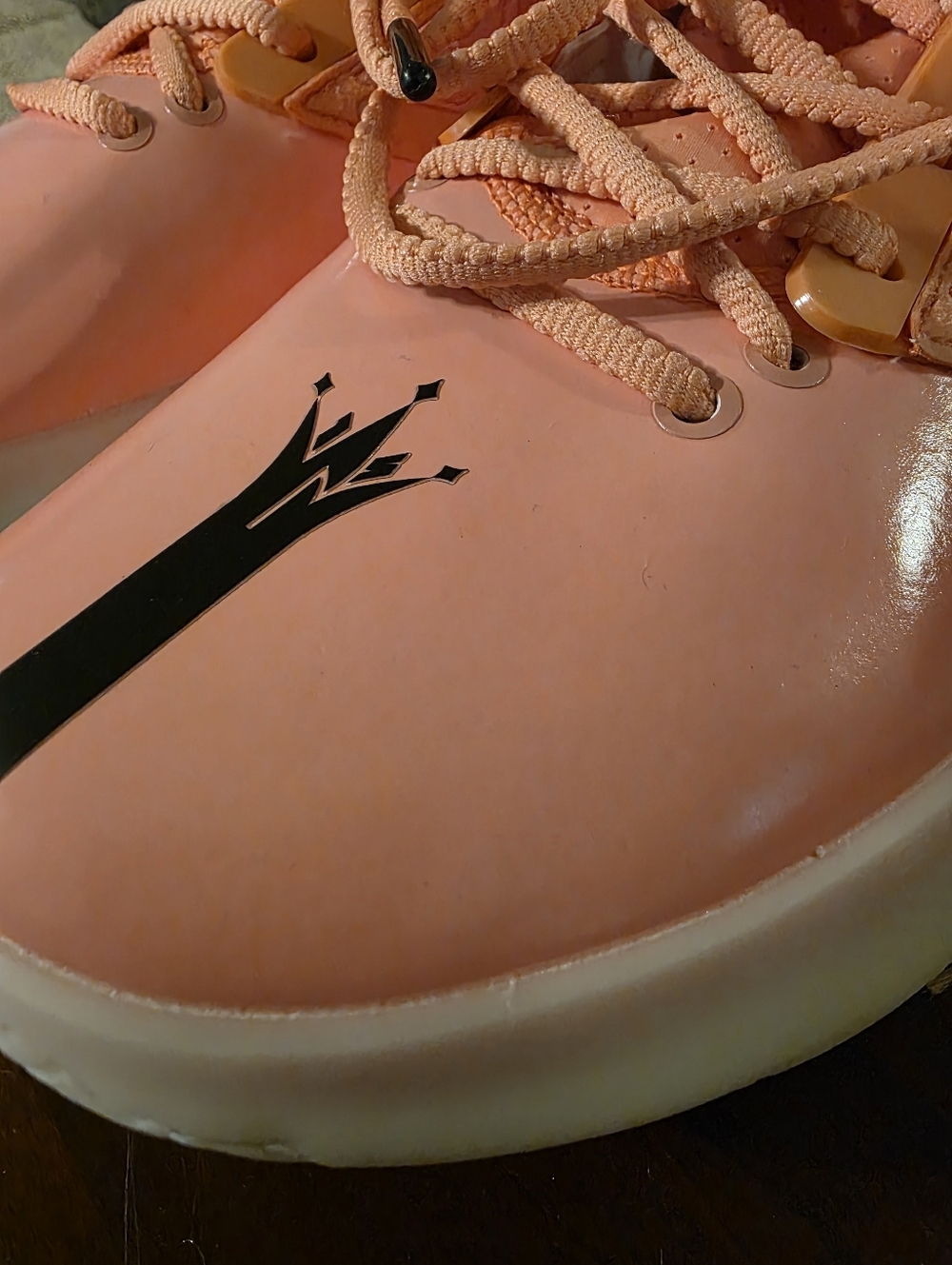 RARE RETIRED 361° Joker Jokić 1 GT 'Soulmate' Coral Basketball Shoes Sz 11.5 - Picture 4 of 13